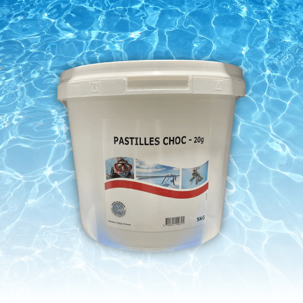 PASTILLE CHLORE CHOC 50% SEAU DE 5KG