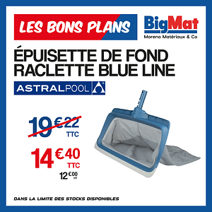 ÉPUISETTE DE FOND RACLETTE BLUE LINE