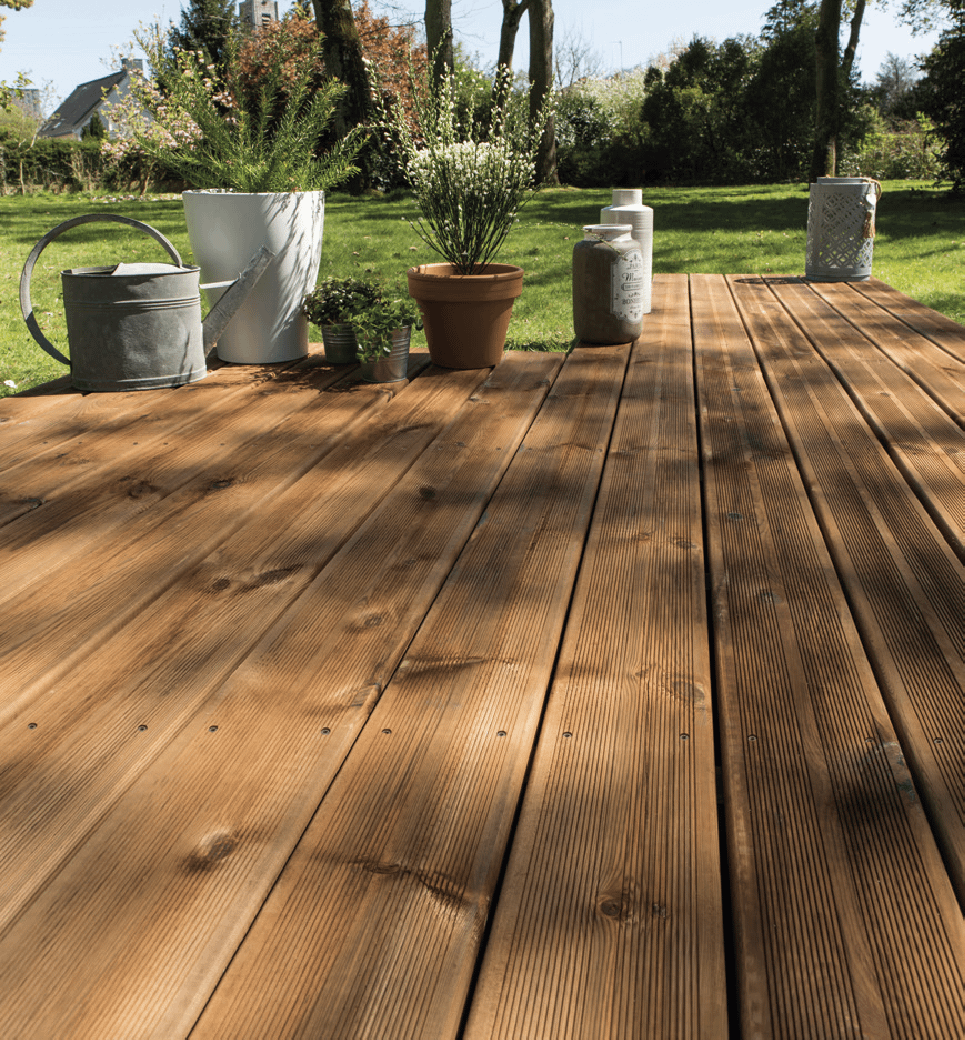 LAME TERRASSE PIN Classe 4 BRUNE UNITÉ : M²
