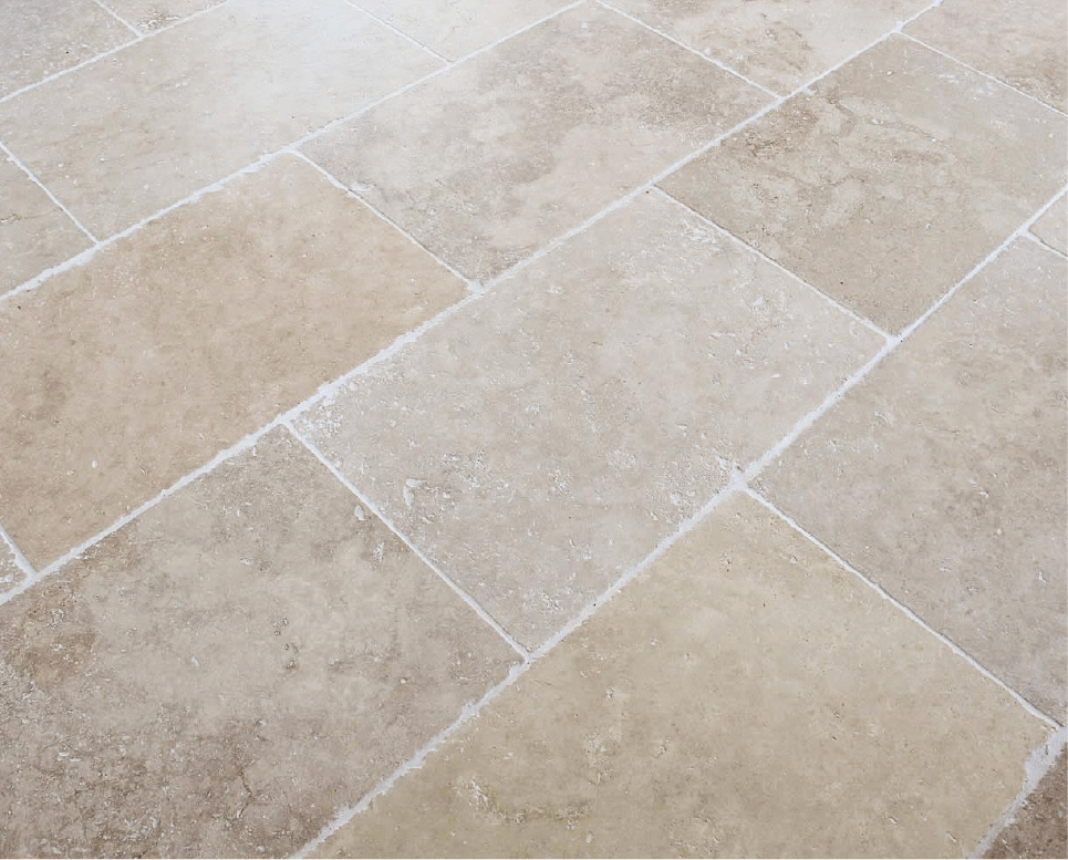 TRAVERTIN MIX BEIGE 1ER CHOIX UNITÉ : M²